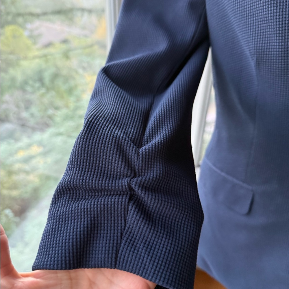 The Limited Navy Blue Tailored Blazer Office Career Jacket Size XS - Picture 4 of 10